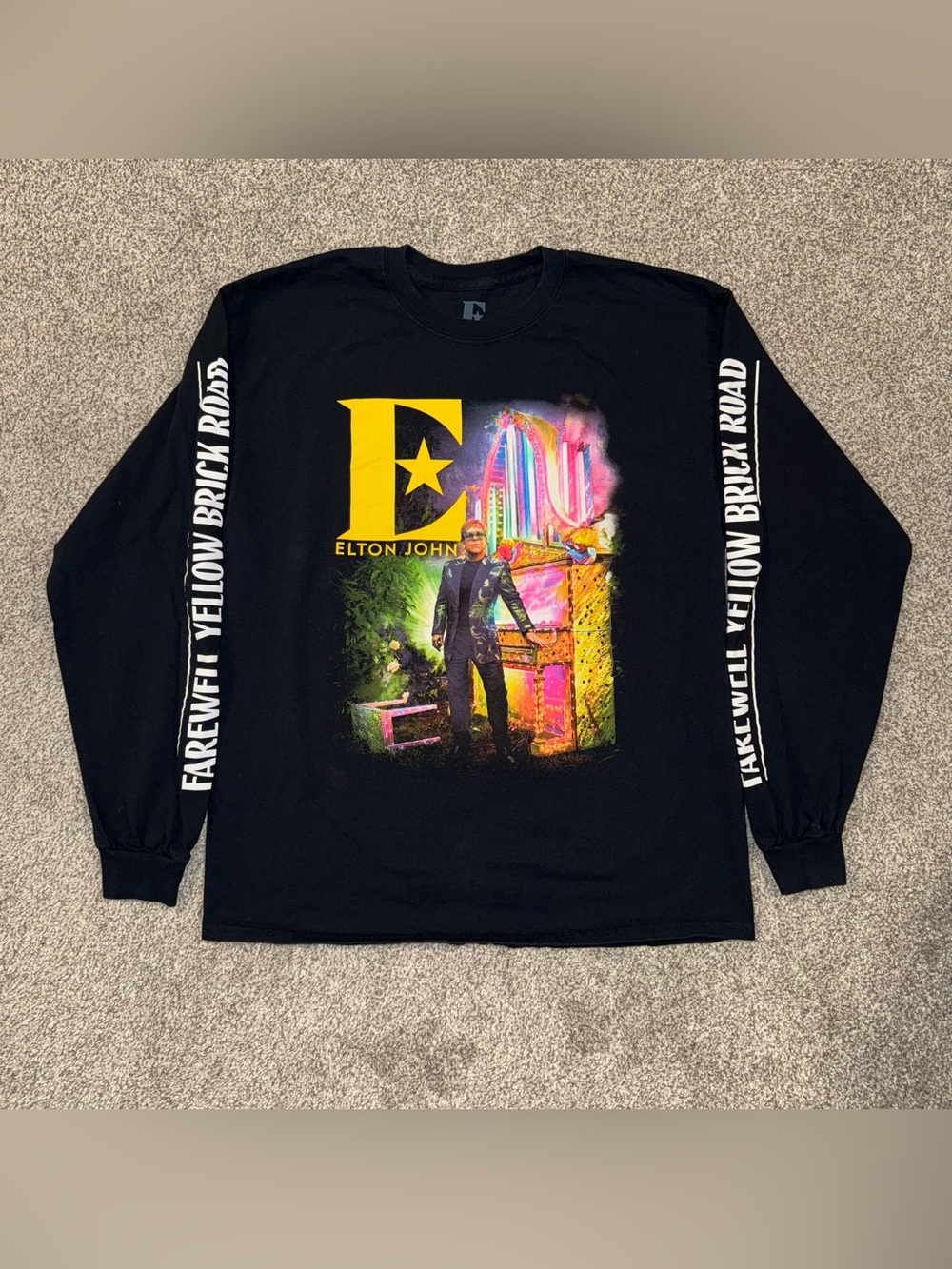 Elton John Farewell Yellow Brick Road 2019 Concert Long-Sleeve Shirt